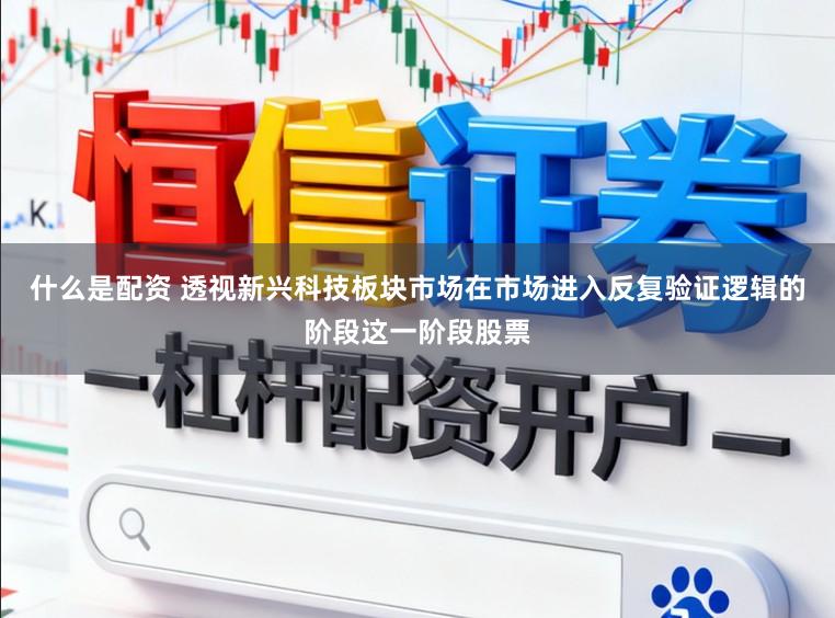 什么是配資 透視新興科技板塊市場在市場進入反復驗證邏輯的階段這一階段股票